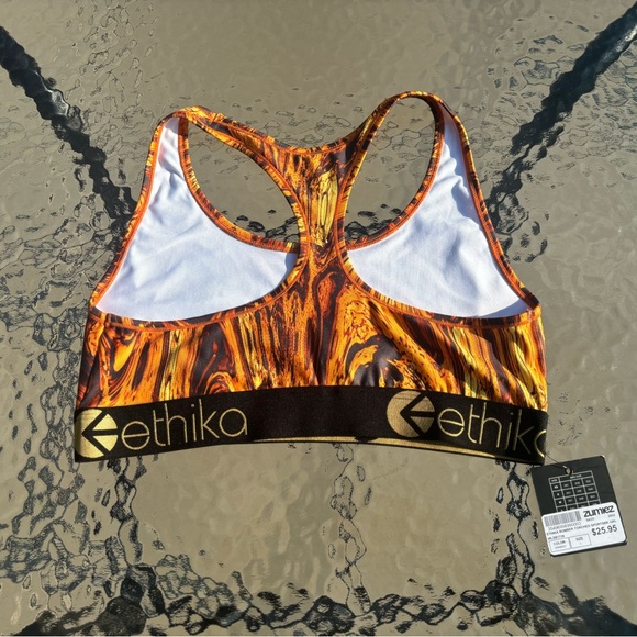 L Ethika Bomber Torched Sports Bra Size Large - Picture 2 of 5